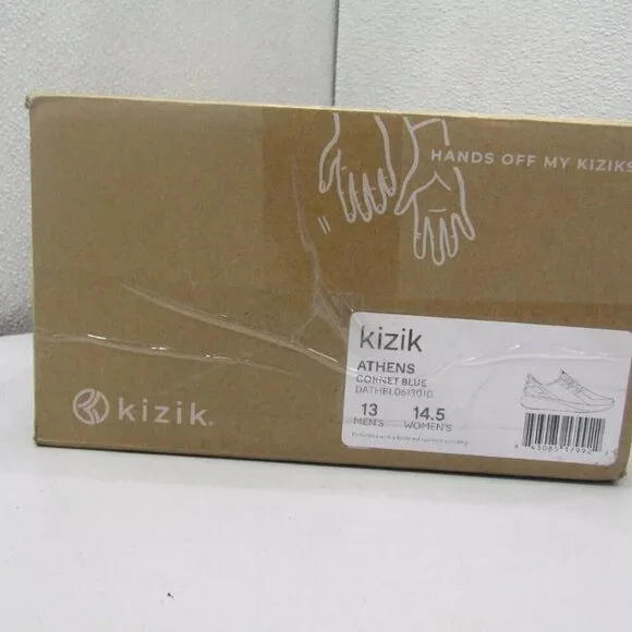 NEW KIZIK Men's Athes Cornet Blue Shoe Size 13